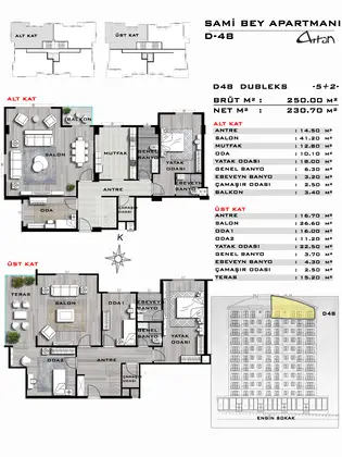 Sami Bey Apartmanı kat planı — fotoğraf 1