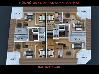 Hüsnübey & Afrasyap Apartmanı — fotoğraf 5