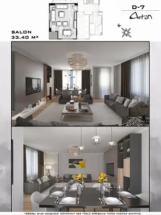 Güllü Apartmanı kat planı — fotoğraf 1